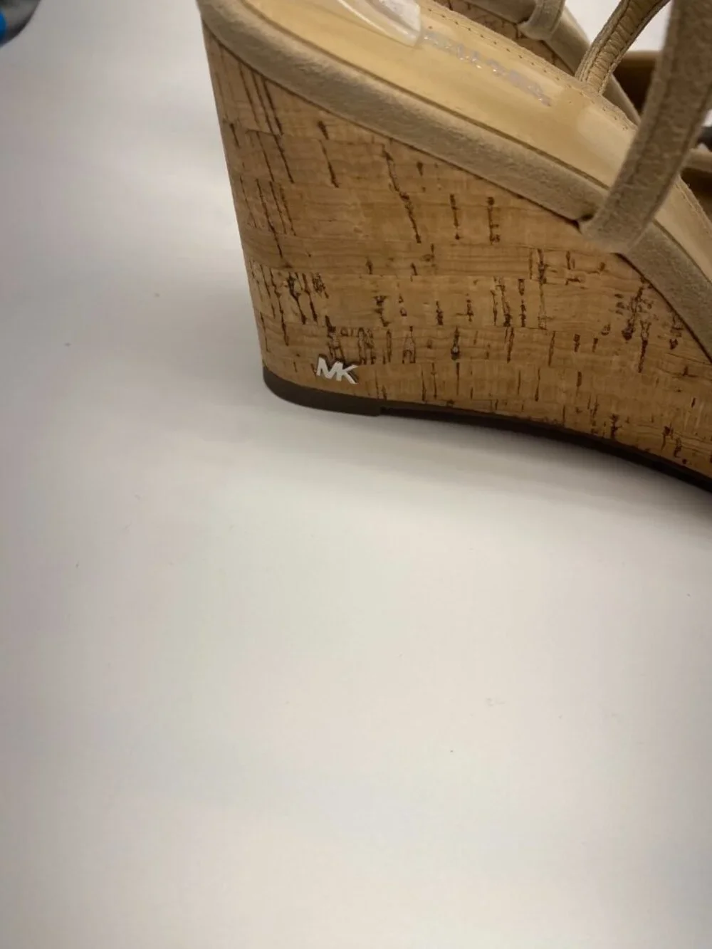 Michael Kors Womens Laney Suede Bow Wedge Sandal Sz 10